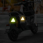 Car Reflective Stickers Night Light Safety and Warning Triangle Reflector Rear Light Sign Strips Exterior Decoration Accessories
