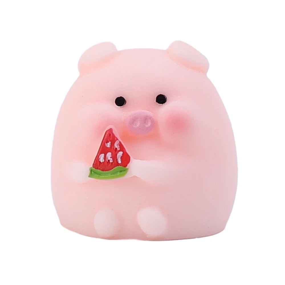 Car Mini Pig Ornaments Auto Center Console DIY Decoration Pendant Cartoon Resin Piglet Home Figurines Miniatures Desktop Decor