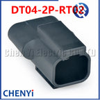 2 Pin Automotive connector Housing For DEUTSCH DT Male Pins Wire-to-Wire diode integrated components DT04-2P-RT01 DT04-2P-RT02