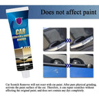 Car Repair Paint Paste Scratch Remover Kit with Sponge and Towel Scratch Coating Polishing Wax Auto Scratches Repairing Amagi