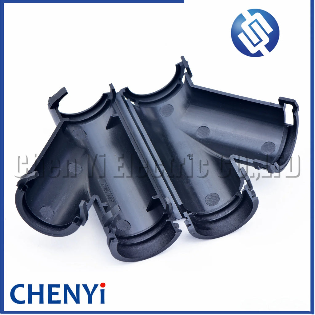 Auto wire harness connector bellows 26mm-23mm buckle manifolds Y-tee ailpin Corrugated pipe clamp clasp cover 9817302