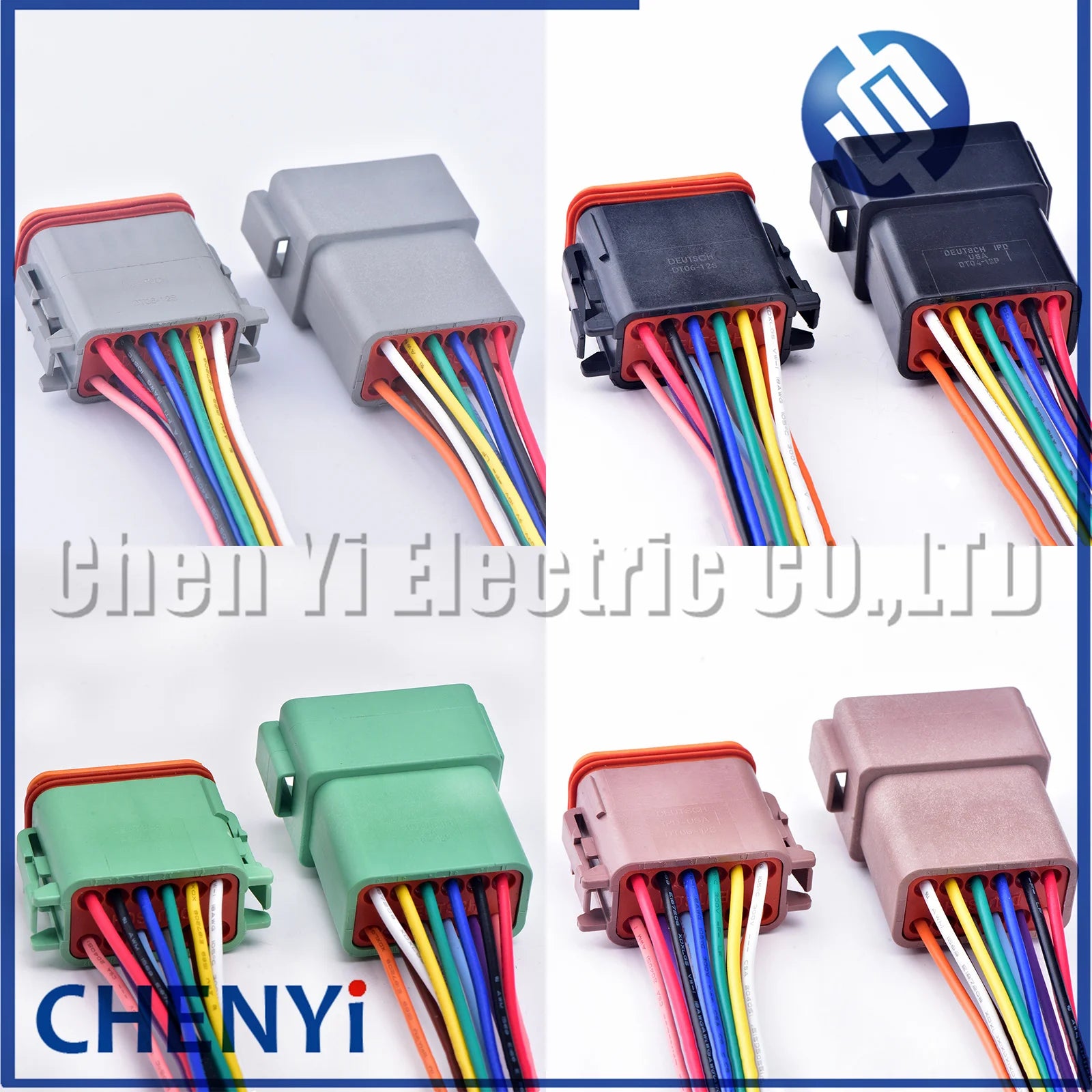 12 Pin auto Waterproof Connector Plug DT06-12SA DT04-12PA DT06-12SB DT04-12PB DT06-12SC DT04-12PC DT06-12SD DT04-12PD with wires