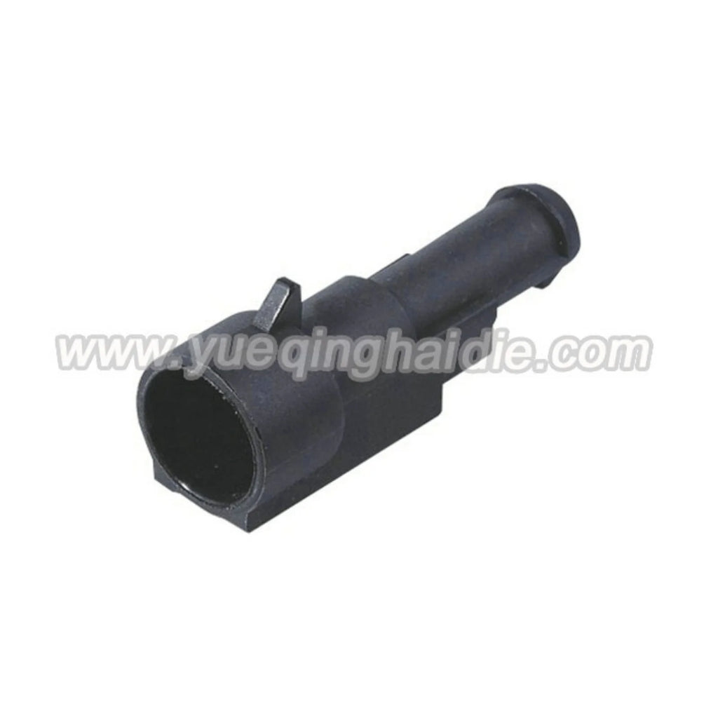 1 PIN Waterproof 1.8mm Male Rectangular Connector- Housings Receptacle Black Wiring Harness 282103-1