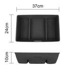Spacious for Tesla Model Y Custom-Fit Storage Box Large Capacity Concealed Organizer with Premium Felt Sliding Drawer New Amagi
