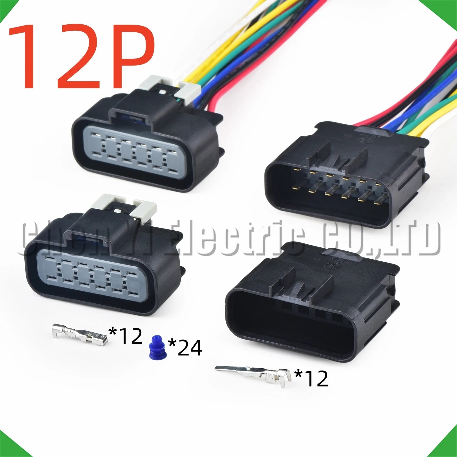 12-pin auto connector automotive connectors headlight harness gm headlight