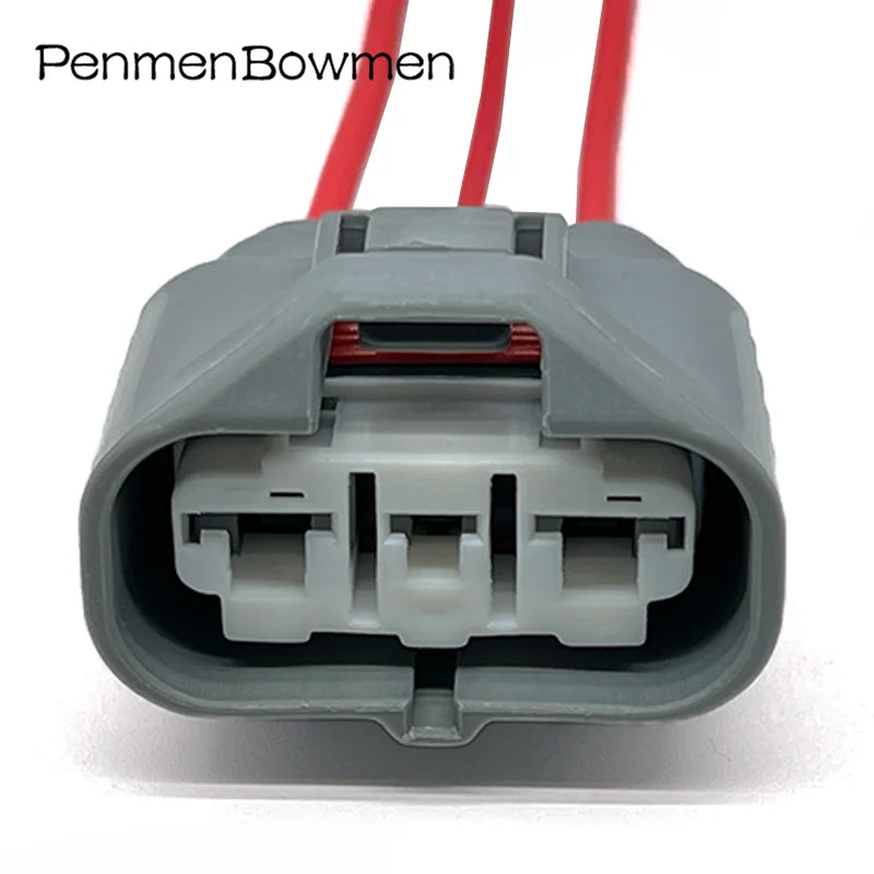 1 Set 3 Pin Car Inline Hybrid Fan Motor Electrical Cable Connectors Female Wire Harness Plug 6189-0588 For Toyota Mitsubishi
