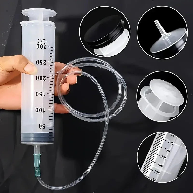 New Portable Car Clean Water Injector with Duct Pump Multi-function Plastic Syringe Pipe Amagi