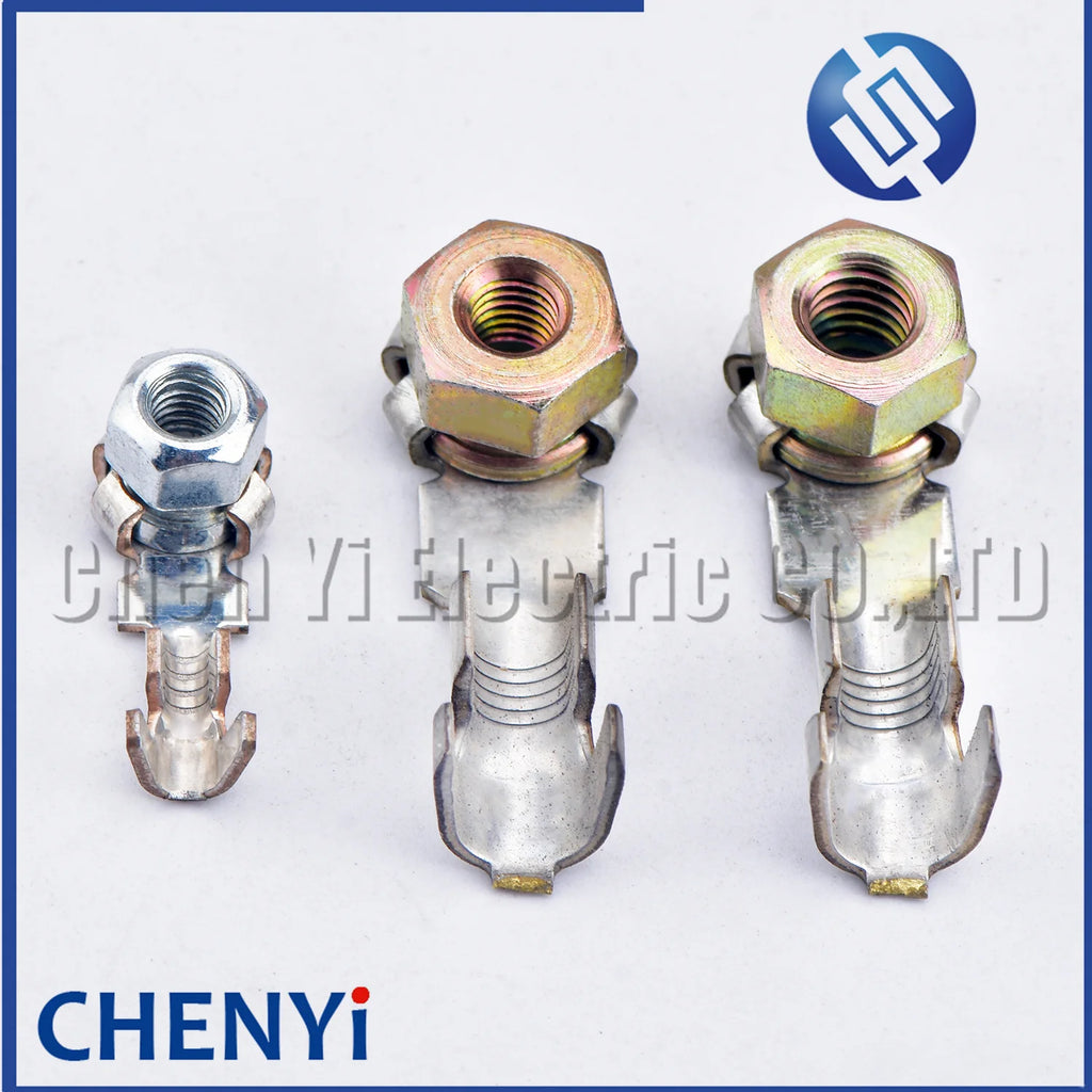 Excavator Parts Diesel engine fuel injector nut terminal M4 M5 M6 2050216-1 1599300-1 1599298-1 1599297-1 26306212179 615649