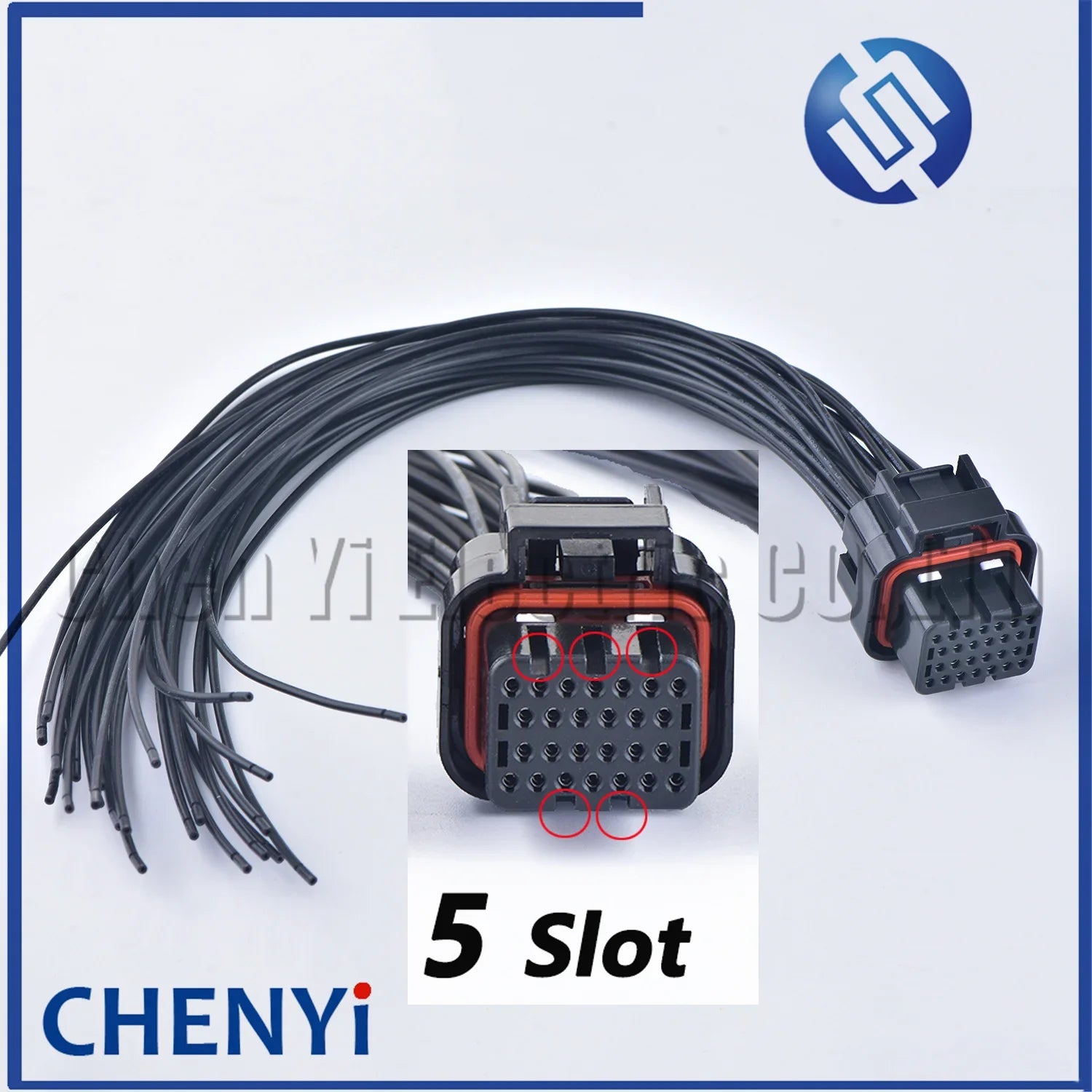 26 Pin Auto ECU Computer Connector Oil Gas Electrical Plug 3-1437290-7 3-1437290-8 1473416-1 1473416-2 With 30cm Wires