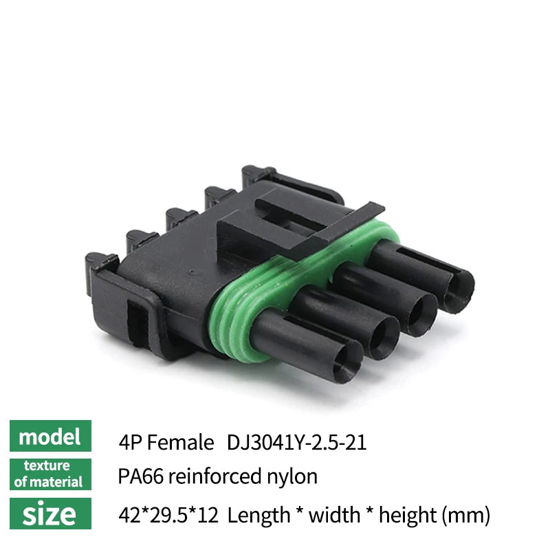 2.5 Series Automotive Waterproof Connector 1/2/3/4/6Pin Male And Female Plugs Haltech MAP TPS Wire Connector For GM
