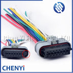 16 Pin Car Reversing Radar ACC Electric Wire harness plug A0001532222 805-587-542 805-587-541 805-588-571 807-445 805-587
