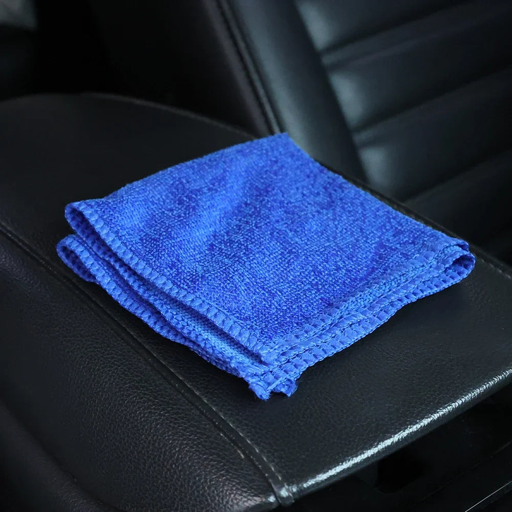 20/1pcs Car Wash Microfiber Towels Soft Drying Cloth Hemming Washing Towel Universal Automatic Motorcycle Vehicle Cleaning Tools