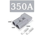 2PCS 50A 120A 175A 350A Battery Connector Plug 600V Quick Connect Disconnect Winch Trailer Forklift Wire Harness Power Cable Kit