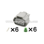 6 Pin Connector Waterproof 2.2mm Series Male Female Connectors 6188-0175 90980-11193 6189-0323 90980-11194 90980-11663