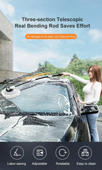 Car Cleaning Brush Mop Kit Wash Brush Chenille Microfiber Car Wash Brush Telescopic Long Handle Cleaning Mop Car Cleaning Amagi