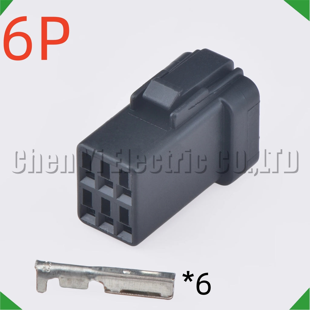 6 Pin Auto Waterproof Electronic Connector Wire Harness Butt Plug For 06R-JWPF-VSLE-S 0...