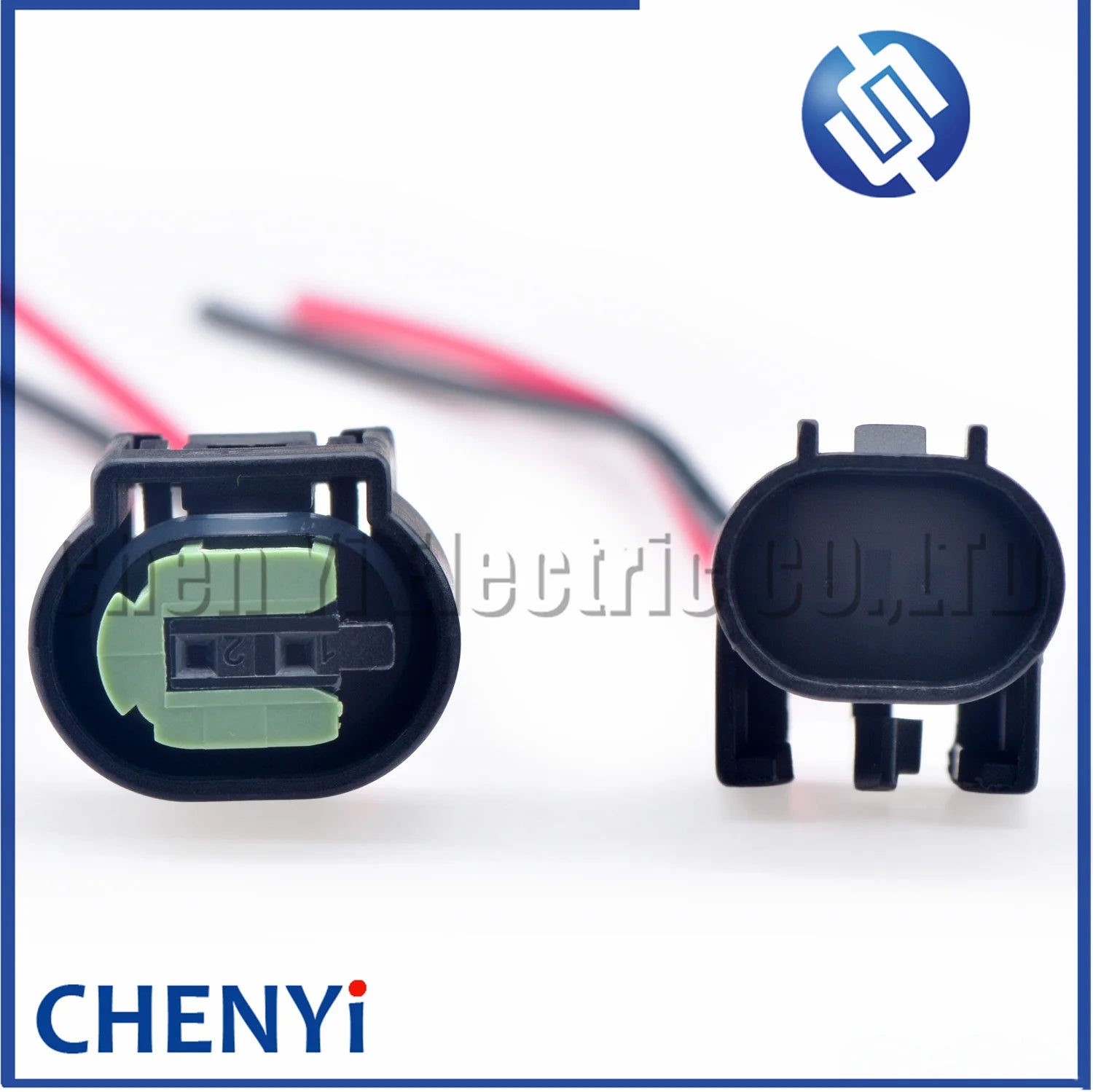 2 Pin Waterproof auto Connector Air Temp Sensor Reverse Radar Sensor ABS sensor Plug 8E0973202 1-967644-1 968405-1 with wire