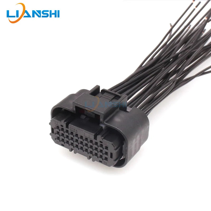 DJ7332Y-0.6-21 waterproof 33-hole ECU connector 1554461-2 car male and female plug 1554461-1