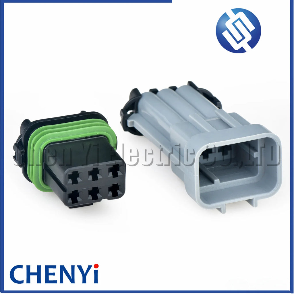 6 Pin Automotive waterproof connector Wire Harness plug 15344052 12185000 12184999 12185008 12185126