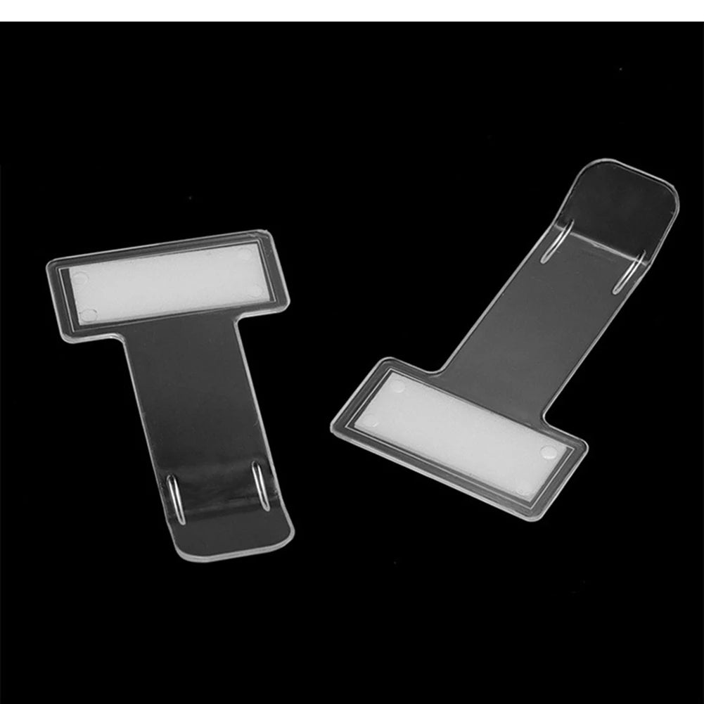 Car Vehicle Parking Ticket Permit Holder Clip Sticker Windscreen Fastener Kit Plastic Permit Card Holder Clip Sticker Car Parts