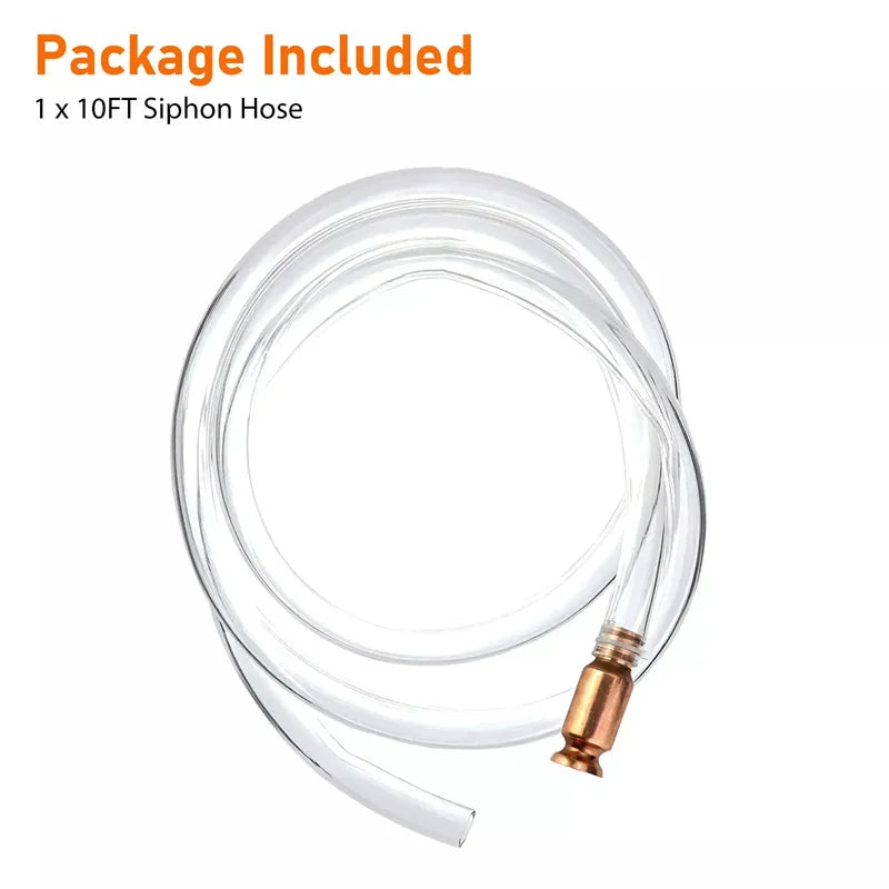 3M Safety Self Priming Copper Siphon Refueling Gas Syphon Jiggler Hose For Pump Gasoline Fuel Oil Water Hose Flexible Connector