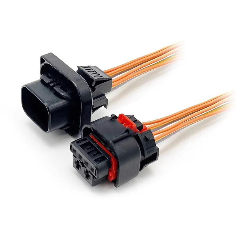 Suitable for new BMW headlight wiring harness plug 6-hole connector 6992162-01 0-2302239-1A Male and female 0-2302248-1