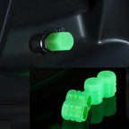 Luminous Car Tire Valve Cap 20/1PCS Fluorescent Night Glowing Decor Motorcycle Bike Wheel Nozzle Dustproof Tyre Valve Stem Caps