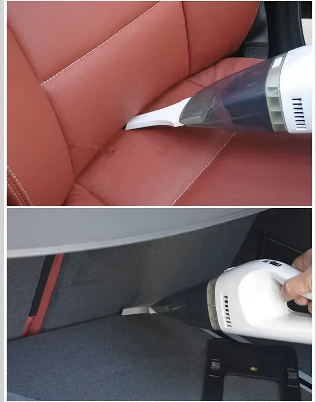 High-Suction 2-in-1 Wireless Car Vacuum Cleaner Wet/Dry Low Noise One-Click Dusting Rechargeable with Accessory Kit Accessories
