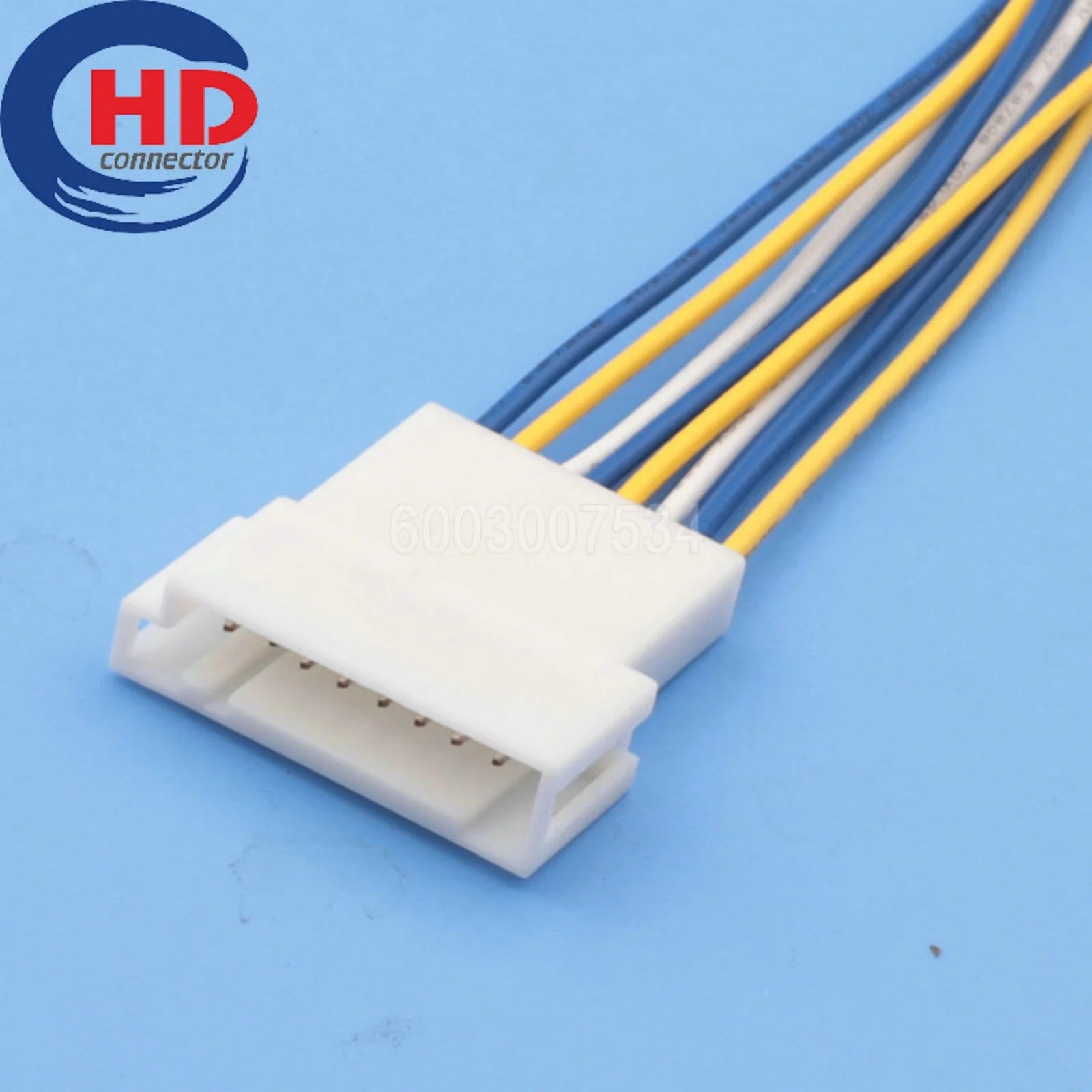 8 Pin Connector Unsealed 0.6mm Series Male Female Connector Cable Plug Motorcycle Electrical Harnesses 1743282-1