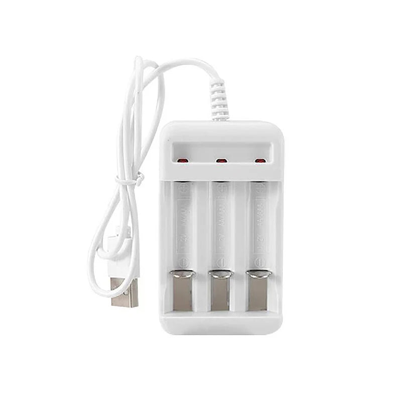 1PC AAA And AA Rechargeable Battery Station High-Speed USB 3/4 Slot Fast Rechargeable Battery Charger Short Circuit Protection