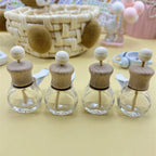 1PCS Car Hanging Glass Bottle Air Freshener Empty Bottle Aromatherapy Pendant Diffuser Car Decoration Aromatherapy Ornament