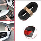 Car Front Bumper Protection Tool Carbon Fiber Strong Adhesive Rubber Universal Front Edge Anti-scratch Protector Amagi