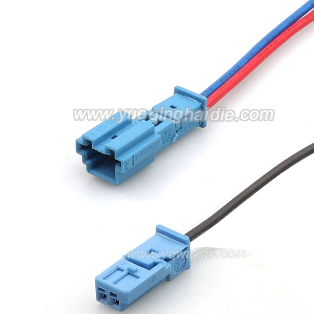 2 pin Male Female Connector 0.6mm Unsealed Assembly Car Wire Harness Socket For BMW 9-968554-1/9-968699-1 9-1452577-1