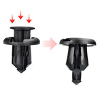 50 Pcs Car Bumper Retainer Clips Nylon Rivet Fastener Bumper Clip Retainer Screw Fender For Honda Door Trim Panel Retainer