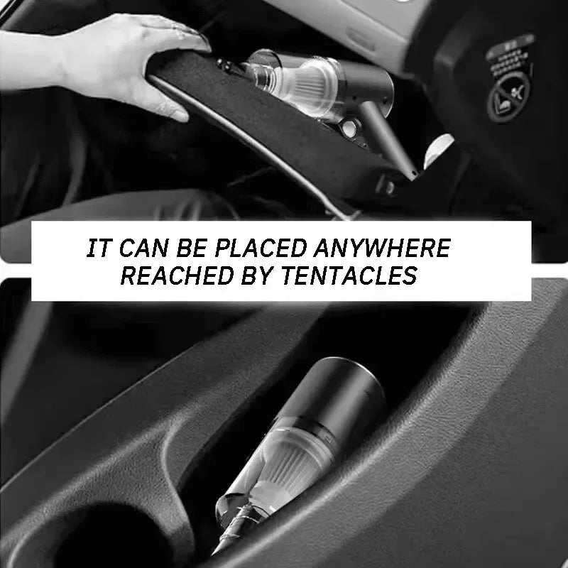 Car Vacuum Cleaner Powerful Cleaning Machine Handheld Car Vacuum Rechargeable Wireless Cleaner For Car Home Pet Hair Amagi
