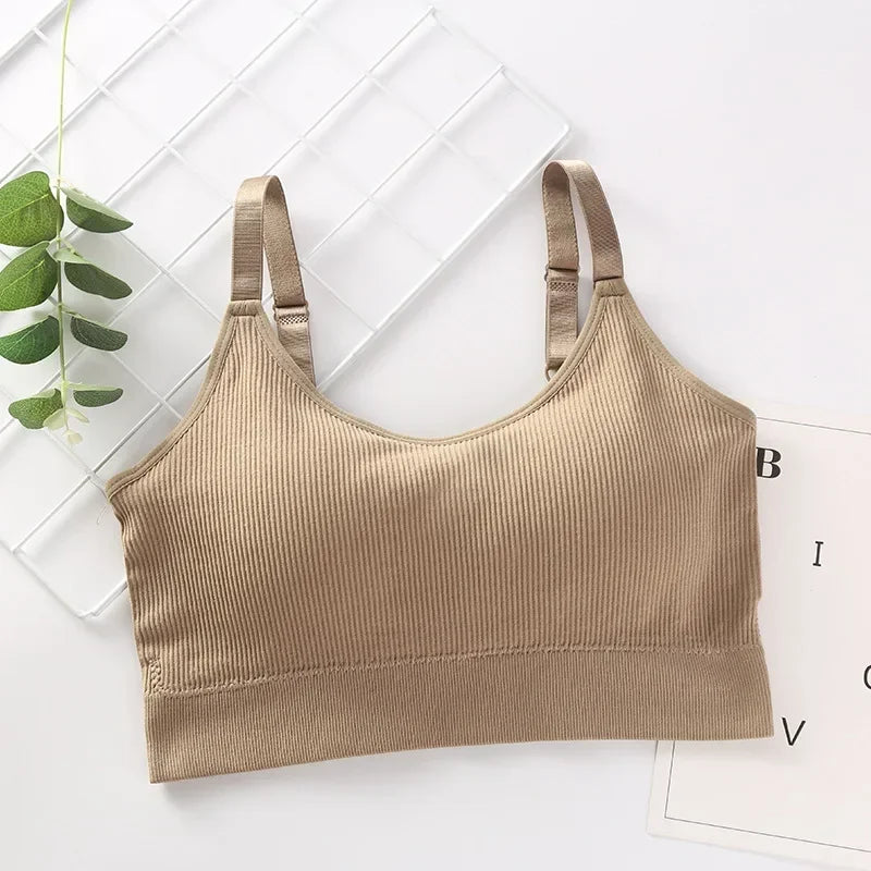 Breathable Sports Bras Women Hollow Out Padded Sports Bra Top Plus Size Gym Running Fitness Yog Sports Seamless Fitness Amagi