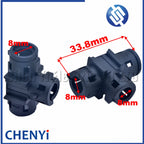 Auto waterproof wire harness connector bellows buckle manifolds T-tee ailpin Corrugated pipe clamp clasp cover 9806136 9806105