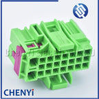 23 Pin Green Automobile power amplifier Connector Audio Amplifier Wire harness Plug 1J0962623 1J0962623B