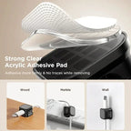 6/12 PCS Magnetic Cable Clips Cable Smooth Adjustable Cord Holder Under Desk Cable Management Wire Keeper Organizer Holder Amagi