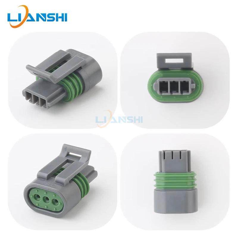 12162280 Automotive Sensor plug 3p ignition coil waterproof connector 3-hole sheath with terminal