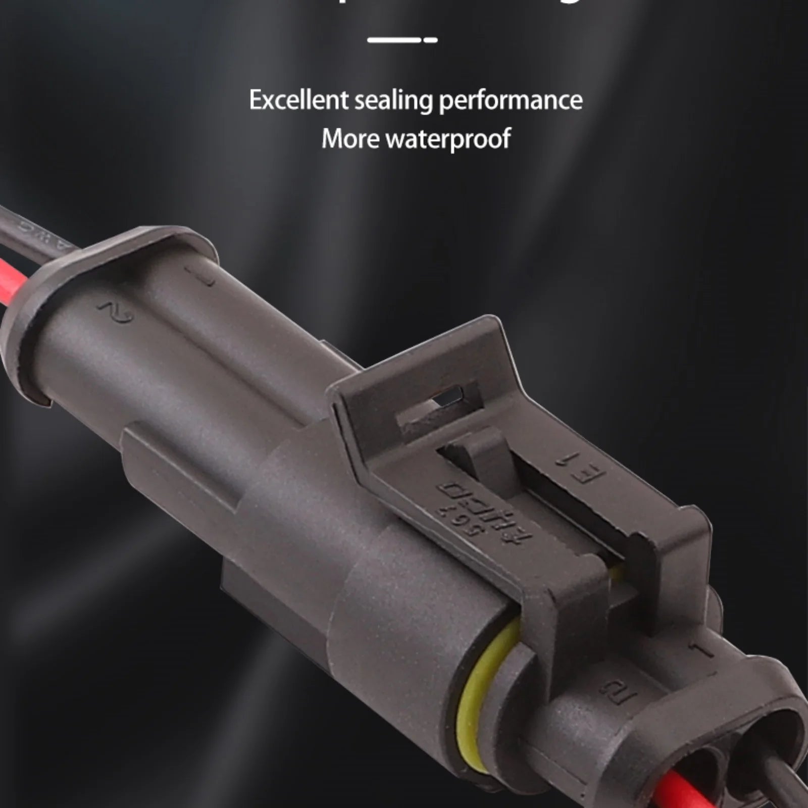 AMP 2 PIN Waterproof 1.8mm Female Male Tyco Super Electrical Automotive Connector Plug Wiring Harness For Car 282104-1 282080-1