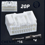 20 Pin Automobile power amplifier Connector Automotive Audio Amplifier Plug 7283-5843 Socket 90980-11971 for Toyota Honda Nissan