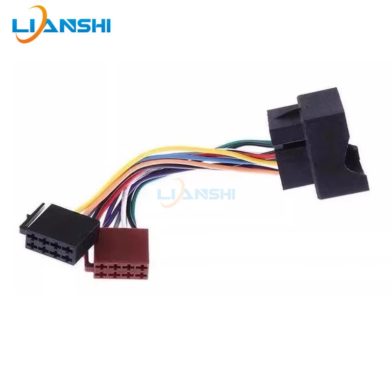 Car audio system, central control screen, navigation, CD host, Volkswagen large head female to small head male, tail cable plug