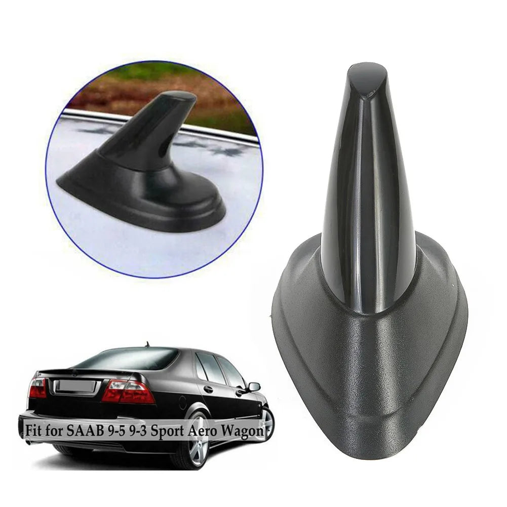 1 Pc Car Virtual False Antenna Black ABS Plastic Appearance Finned Aerial False Antenna Fits SAAB 9 3 9 5 93 95 Car Parts