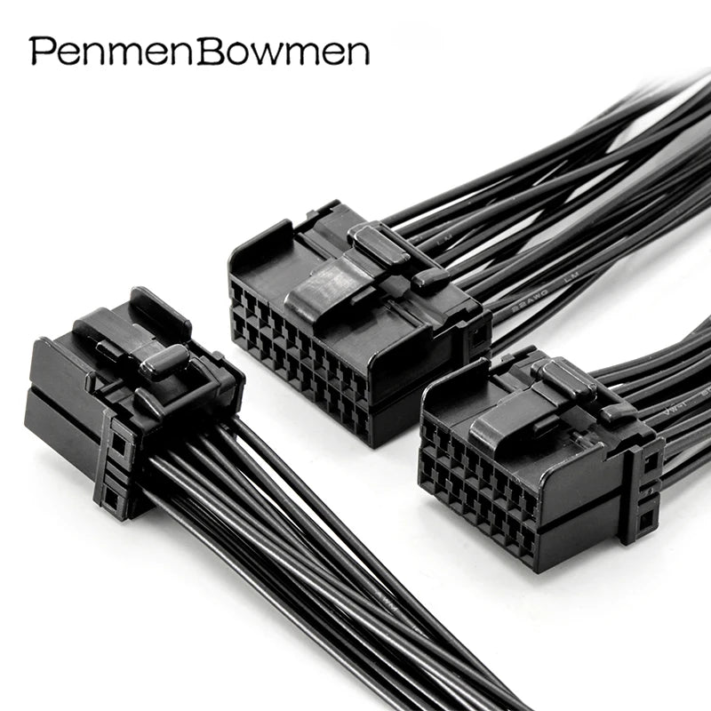 1 Set 6 8 12 16 20 Pin 1.2mm Sheathed Car Window Lifter Plug Connector Wire Harness 174047-2 174045-2