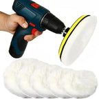 3/4/5/6/7Inches Wool Polishing Disc Waxing Polishing Buffing Car Paint Care Polisher Pads for Car Wash Auto Accessories