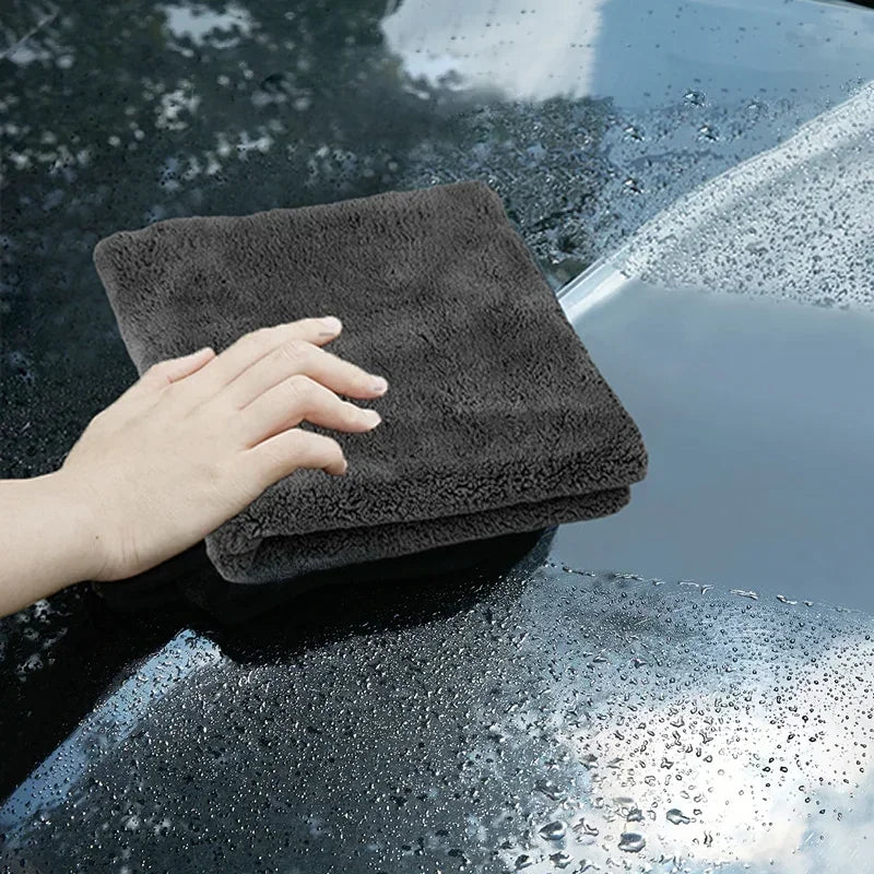 Premium Microfiber Towels Car Care Washing Thicken Towel Car Detailing Drying Cloth Cleaning Tool Auto Wash Accessories Amagi