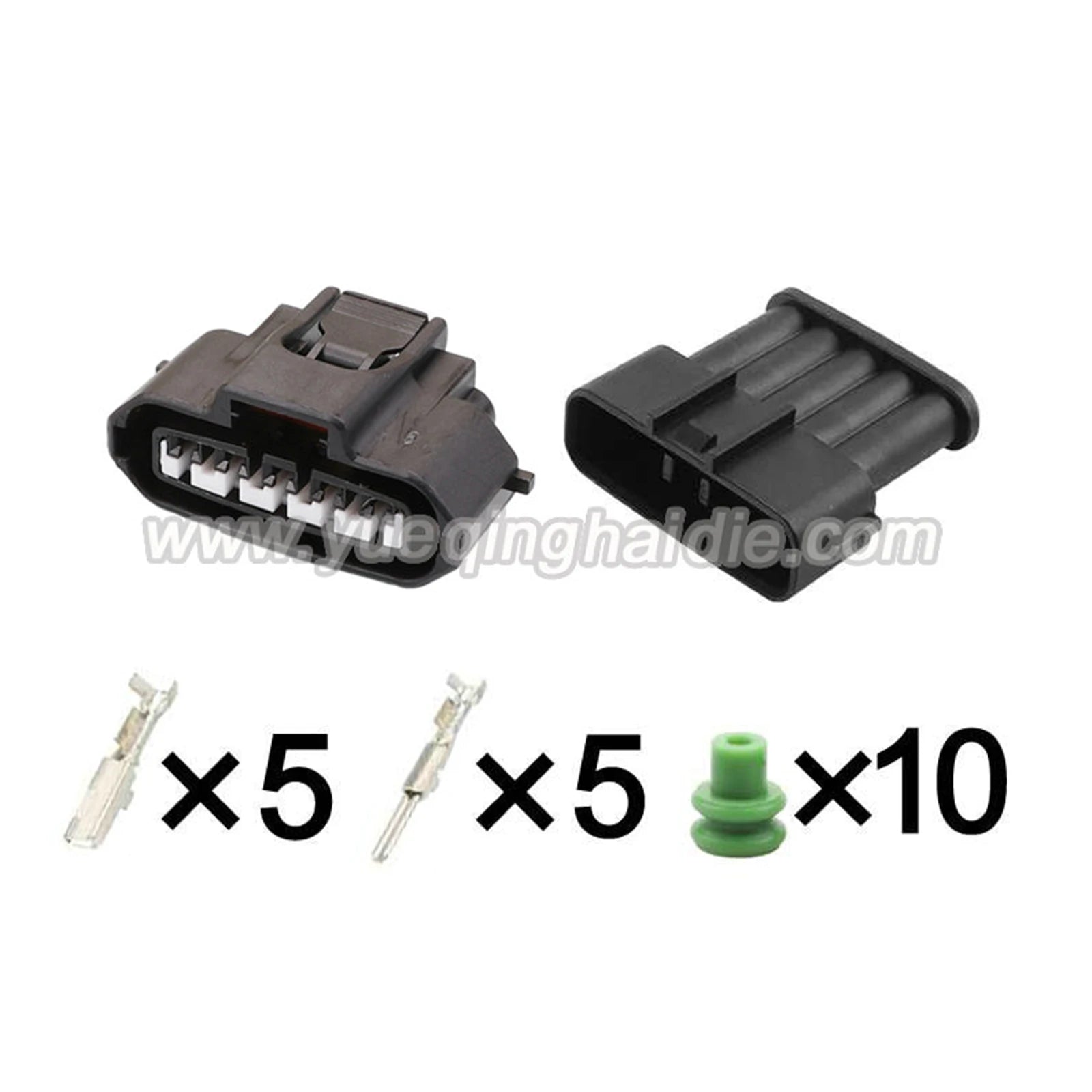 5 Pin Connector Waterproof 2.2mm Male Female Connector Automobile Wiring Harness Cable Socket for Toyota 2JZ-GTE MAF MG640945-5