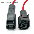 1 Set 1 Pin Car High Current Fan Electrical Connectors Waterproof Female Male Wire Harness Plug MG650943-5 MG640944-5 For KIA