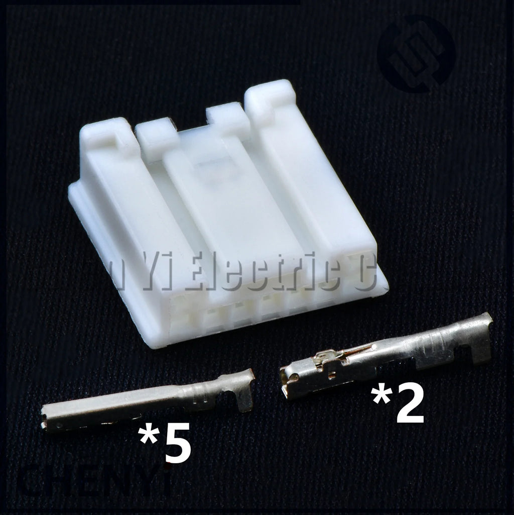 7 Pin automobile window device plug ECU multimedia connector Central Lock Steering Wheel Socket 1318801-1 For Toyota Nissan